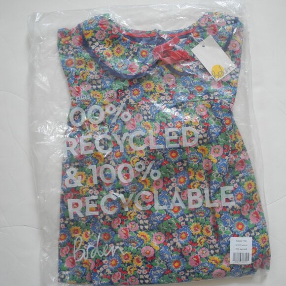 Mini Boden Liberty Floral Collared top 9 10 New in Package - Picture 2 of 2